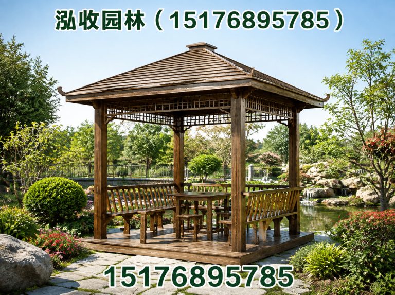 通化防腐木凉亭展示图